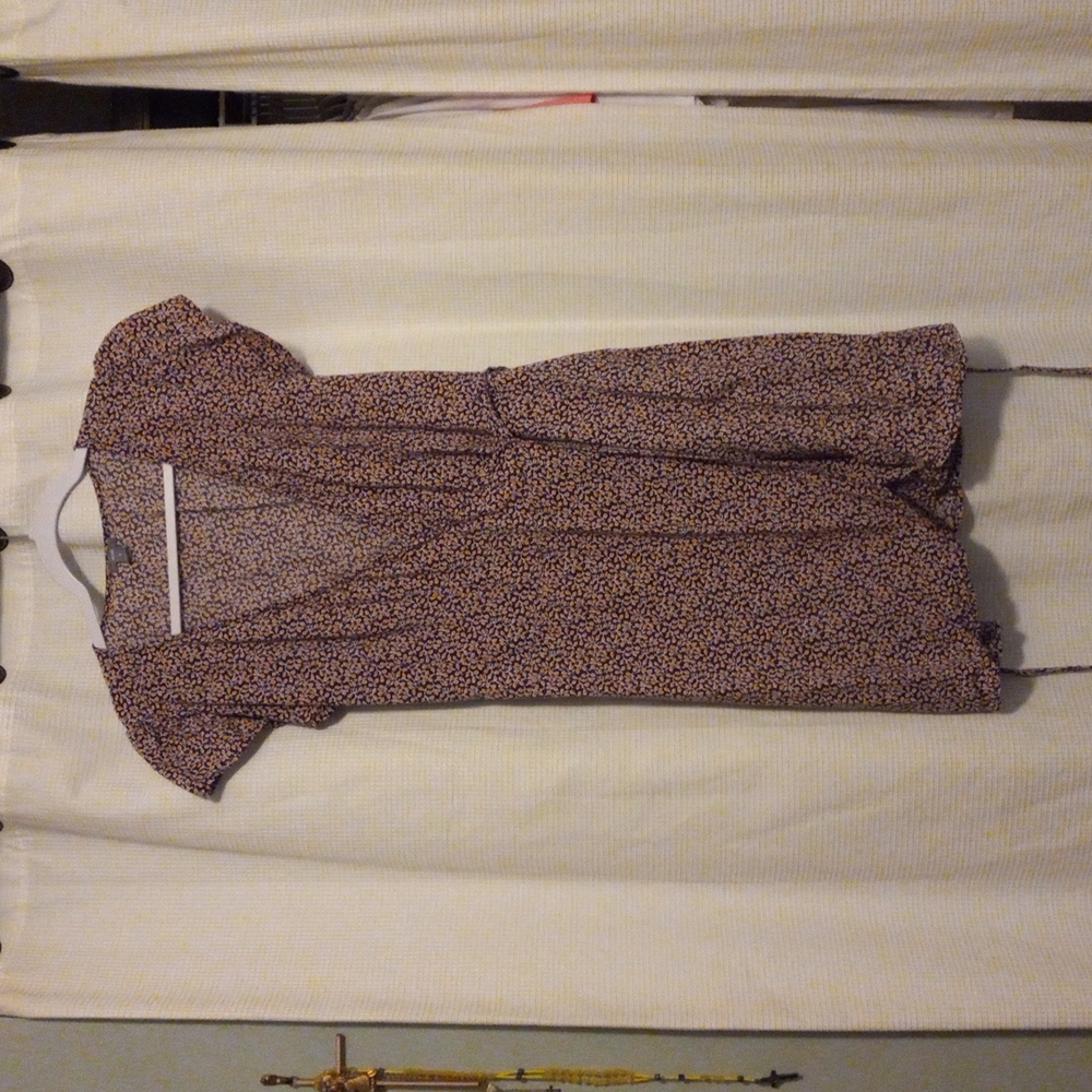 Aerie Flutter Sleeve Wrap Dress